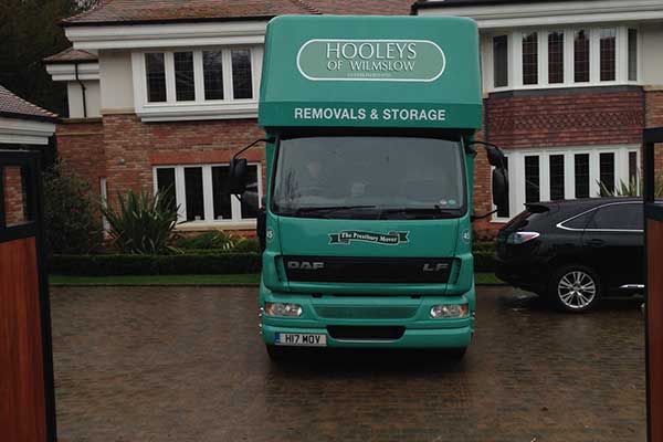 Hooleys furniture removals Van